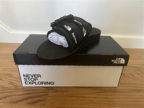 supreme north face slides.